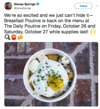 Breakfast Poutine is Back — for a VERY Limited Time — at The Daily ...