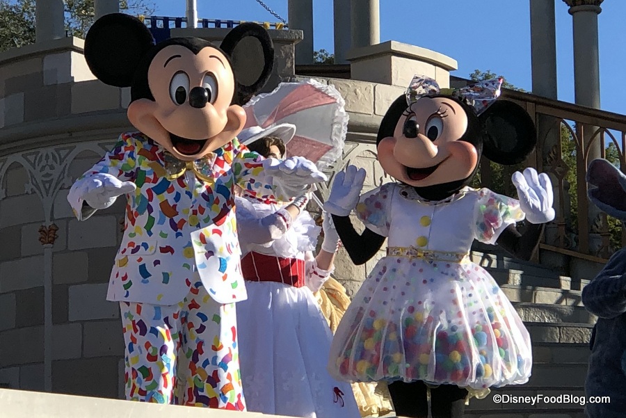 Disney Tumbler with Straw - Mickey Magic Kingdom 45th Anniversary