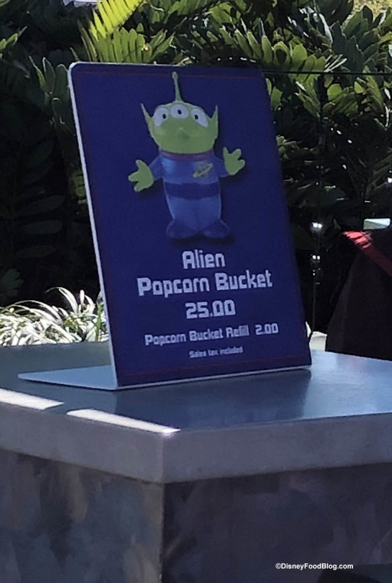 Green Alien Popcorn Buckets Are Waiting to Be Chosen By You in the