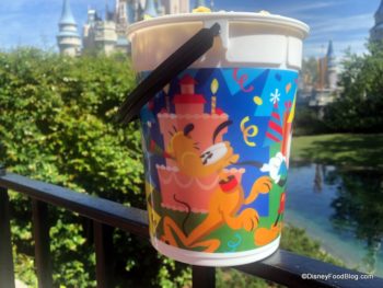 New Refillable Popcorn Bucket in Magic Kingdom Joins Mickey and Minnie ...