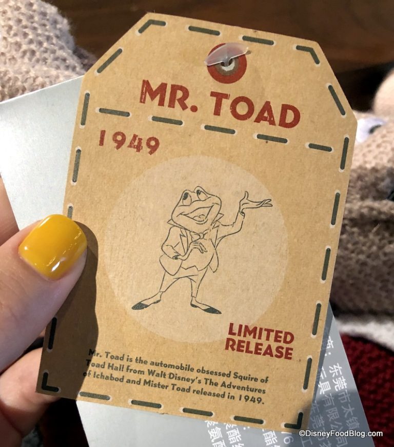 mr toad plush