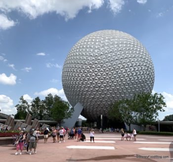 Epcot Entrance Transformation Update: Half of the Leave A Legacy ...