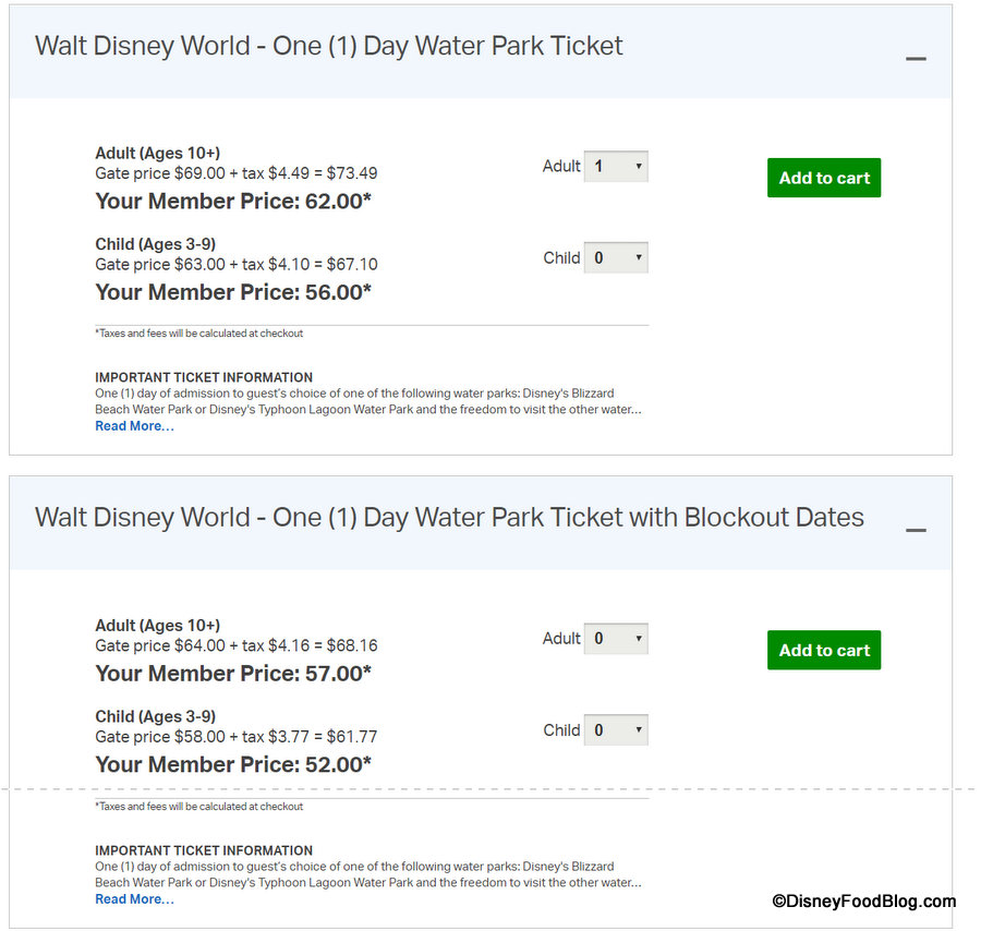 Ticket Discounts on Disney Theme Parks, Water Parks, and Special Events!  See How Much You Can SAVE! | the disney food blog