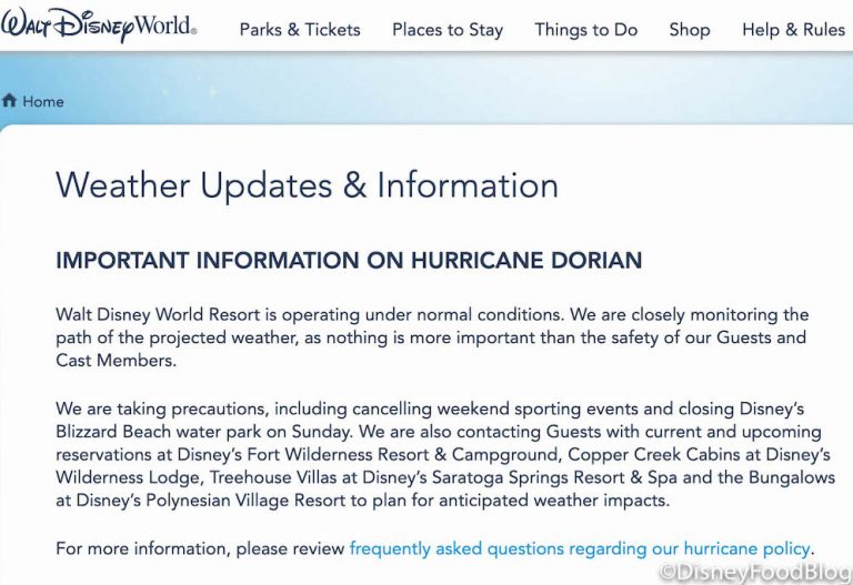 NEWS: Walt Disney World Announces Closures And Cancellations In ...