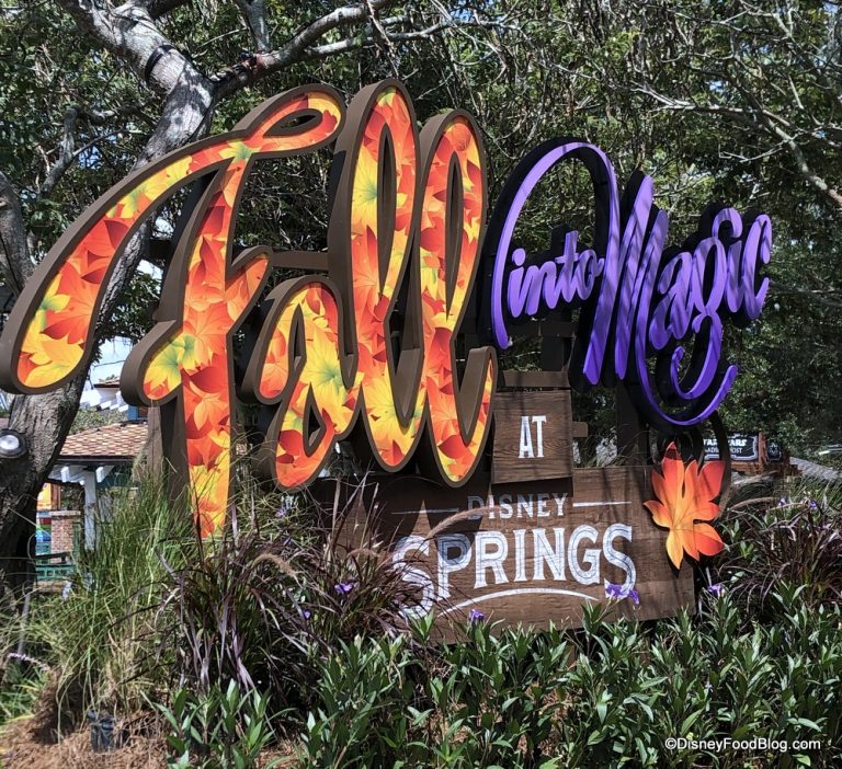 What's New in Disney Springs — Pumpkin Cannolis, Fall Decorations, and