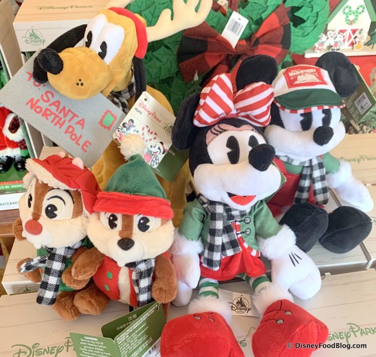 disney mickey mouse holiday 2018 plush