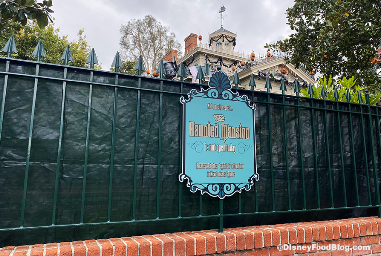 Update on the LONG Haunted Mansion Closure in Disneyland the disney