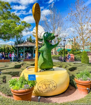 PHOTOS: The FIRST 2021 Flower and Garden Festival Topiary Now in EPCOT ...