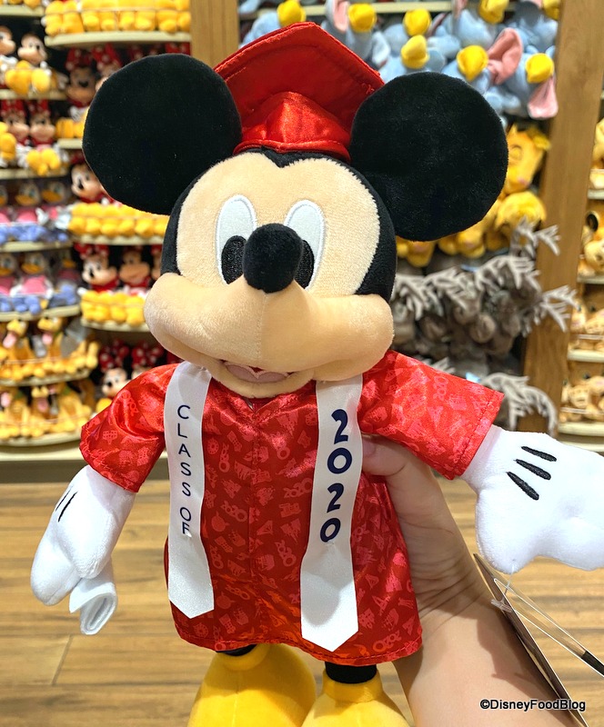 mickey mouse graduation plush 2020