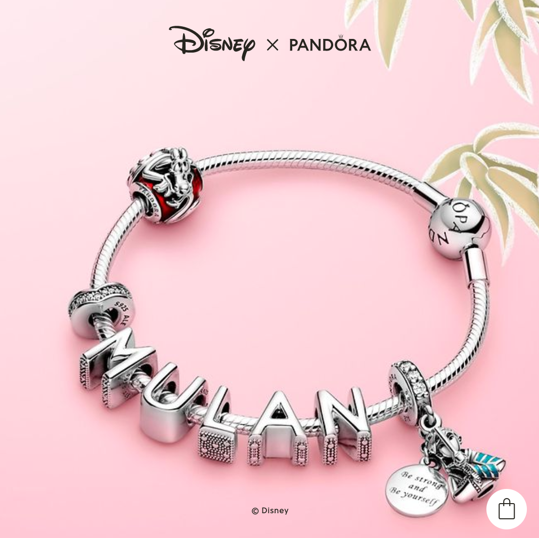 Disney Pandora Charm - Santa Stitch - Disney Parks