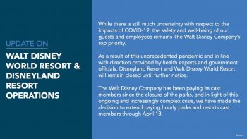 NEWS! Disneyland Has Extended Its Closure Until Further Notice | The ...