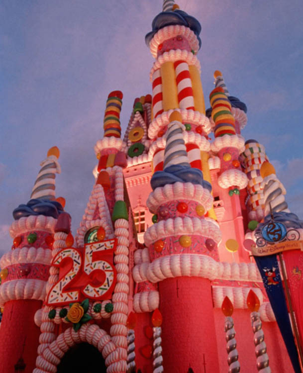 Disney Coffee Mug - 25th Anniversary Birthday Cake Castle