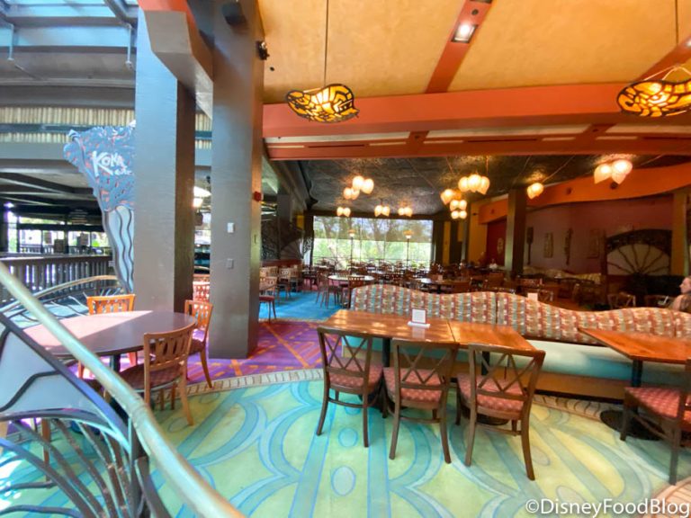 Disney World Website Hints at Possible Kona Café Reopening Date | the ...