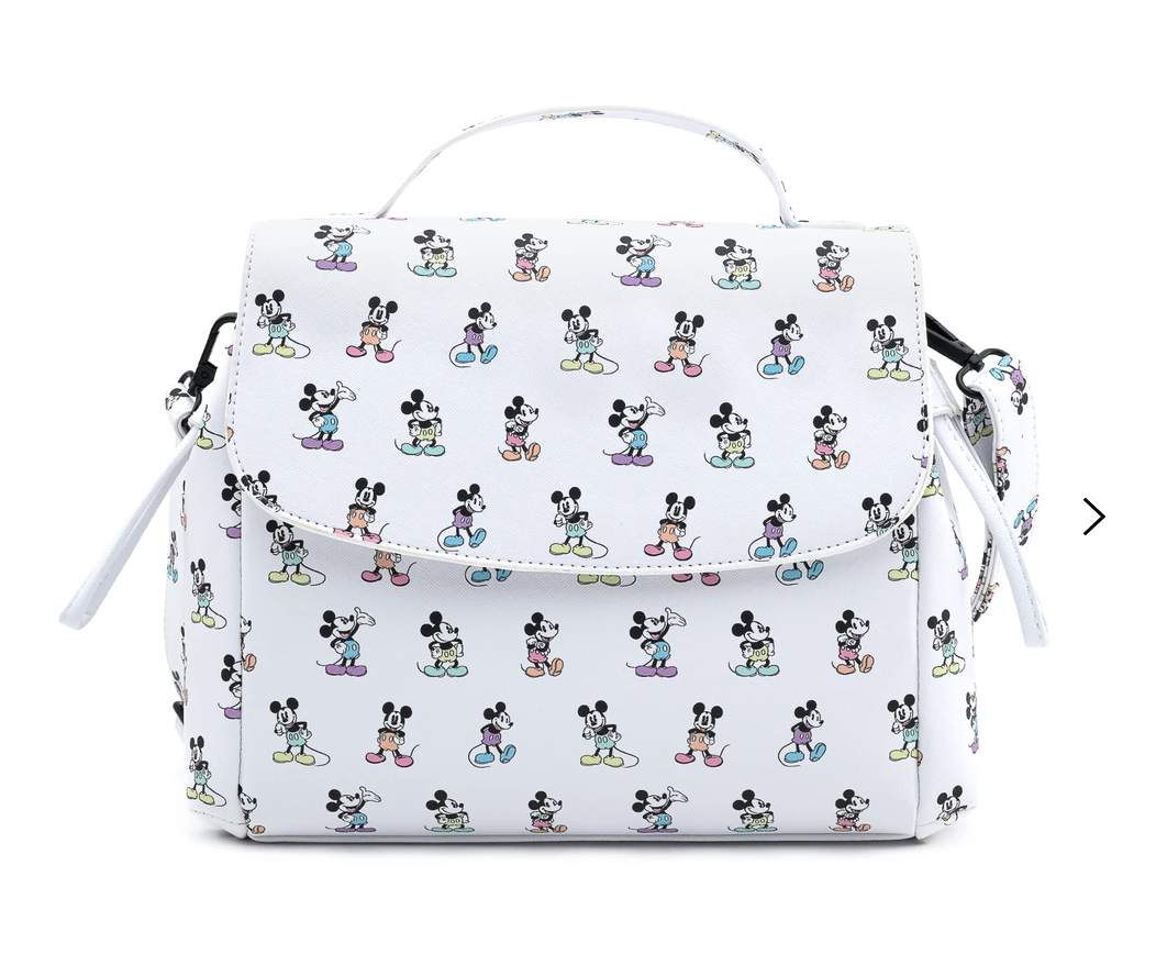 Loungefly Disney Mickey Mouse Rainbow Passport Crossbody Bag