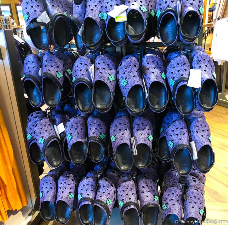 Haunted Mansion Wallpaper Crocs are BACK in Stock in Disney World — But