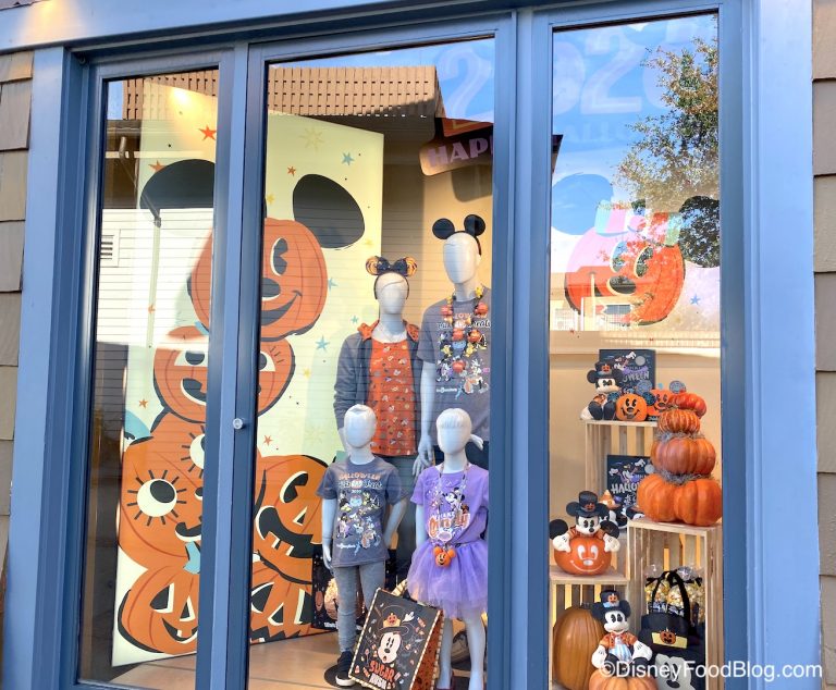 Photos! Check Out the New Halloween Window Displays in Disney Springs