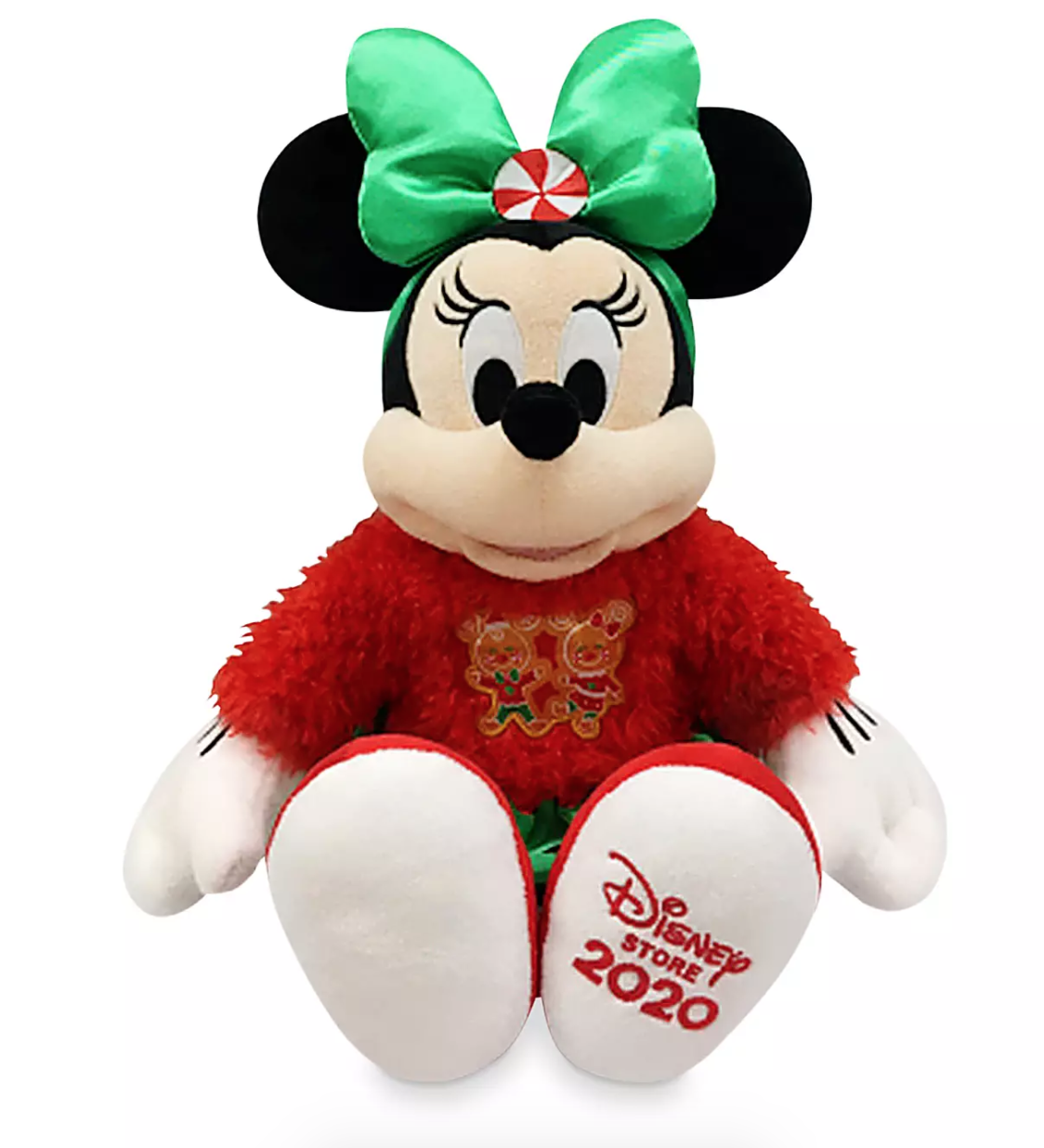 gingerbread mickey and minnie plush