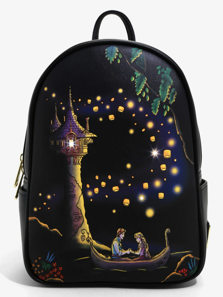 Wow! A LIGHT UP ‘Tangled’ Loungefly Is Now Available for PreOrder