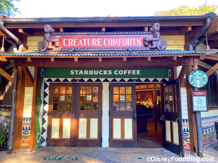 Disney's Animal Kingdom's Starbucks Opens, Flat White Lattes To