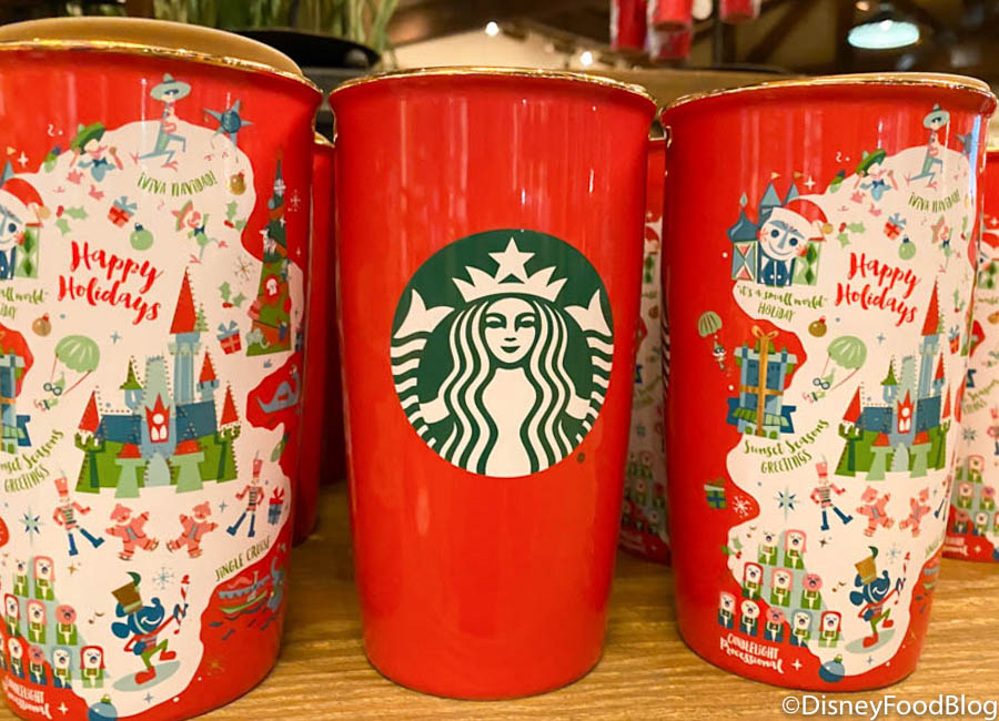 The Disney World Starbucks Holiday Mug Has Arrived (And It's