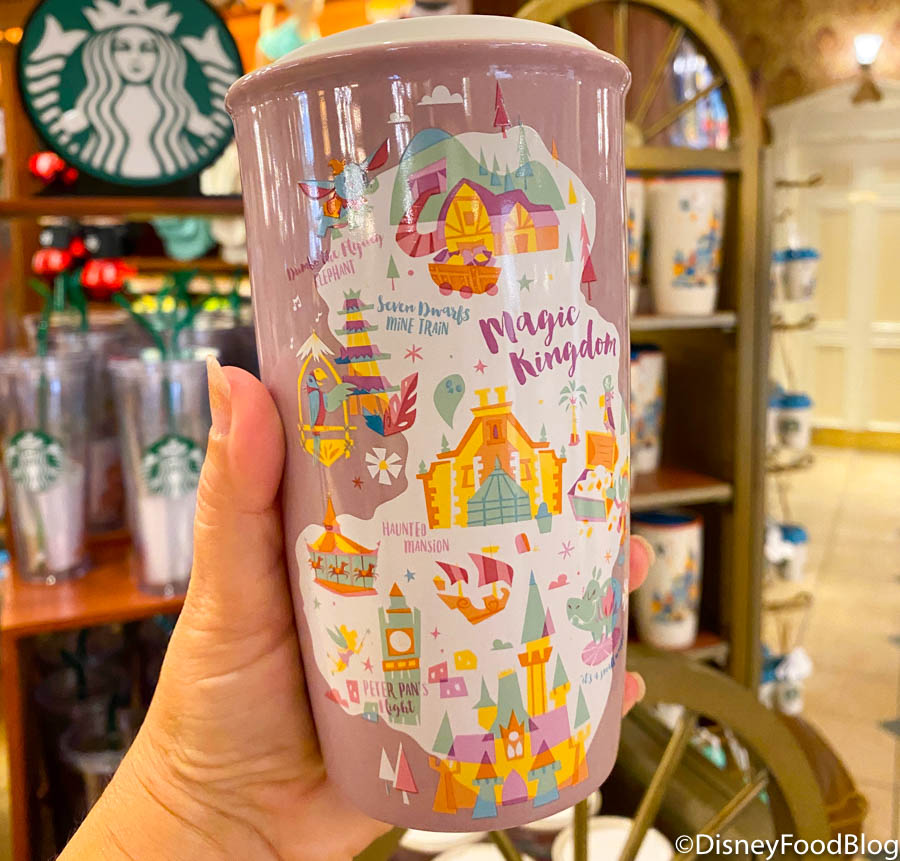 Disney Travel Tumbler - Starbucks Park Icons - Magic Kingdom Castle