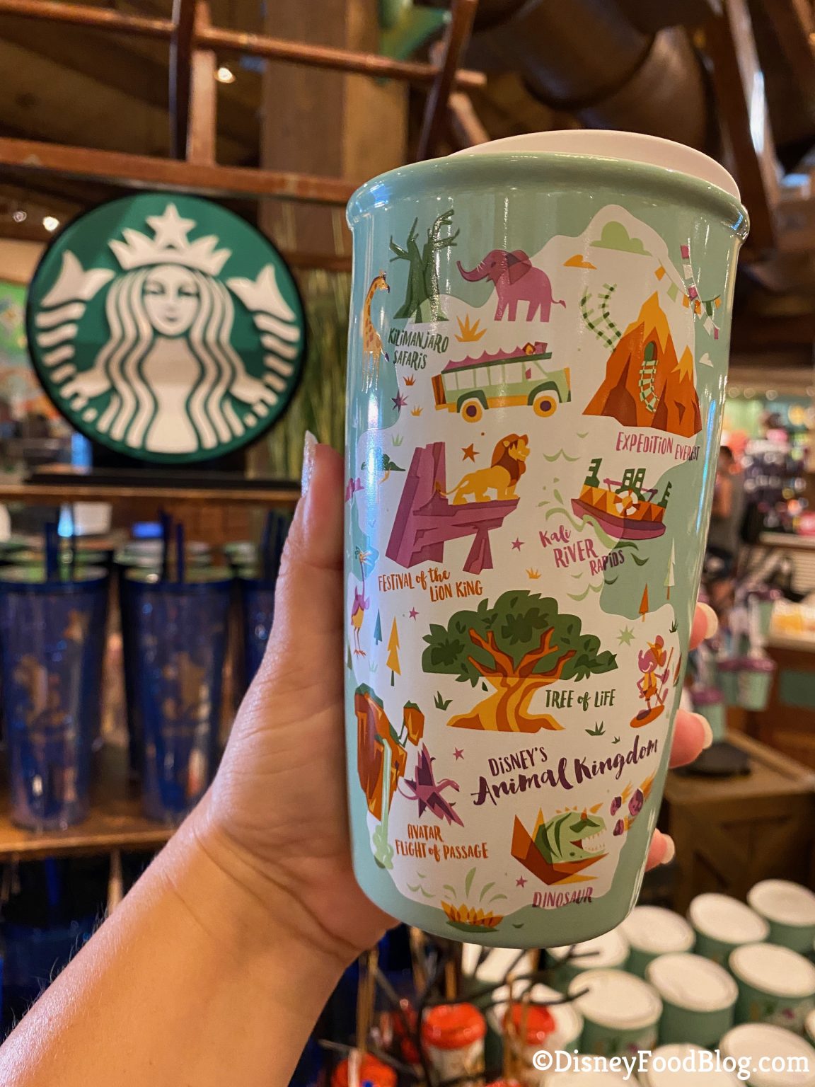 Get WILD With This NEW Animal Kingdom Starbucks Mug in Disney World ...