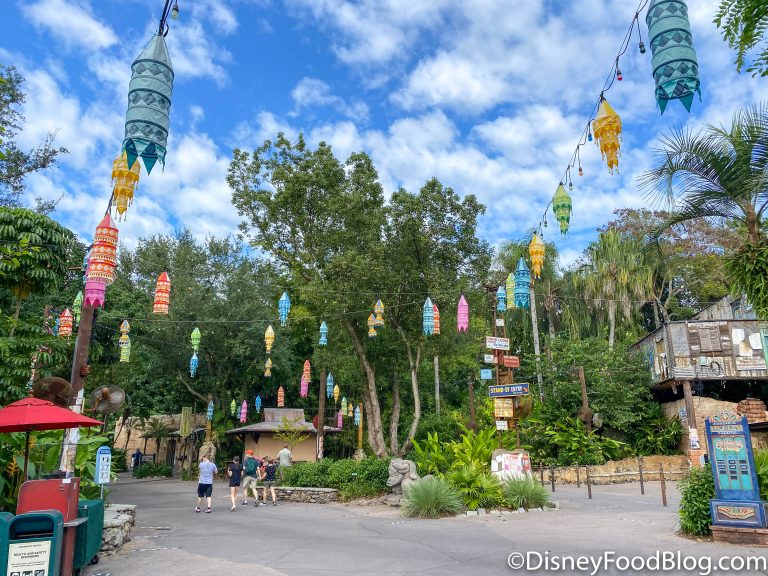 More Holiday Decorations Are Up In Disney's Animal Kingdom! 