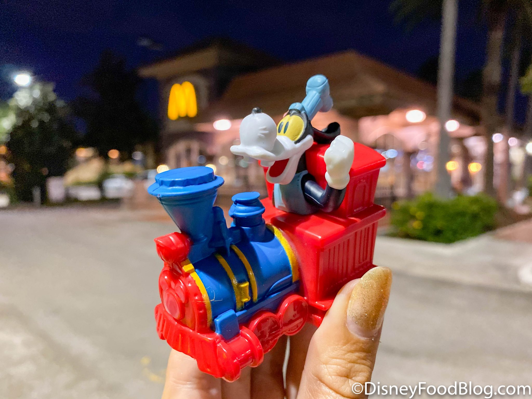 disney attraction happy meal toys