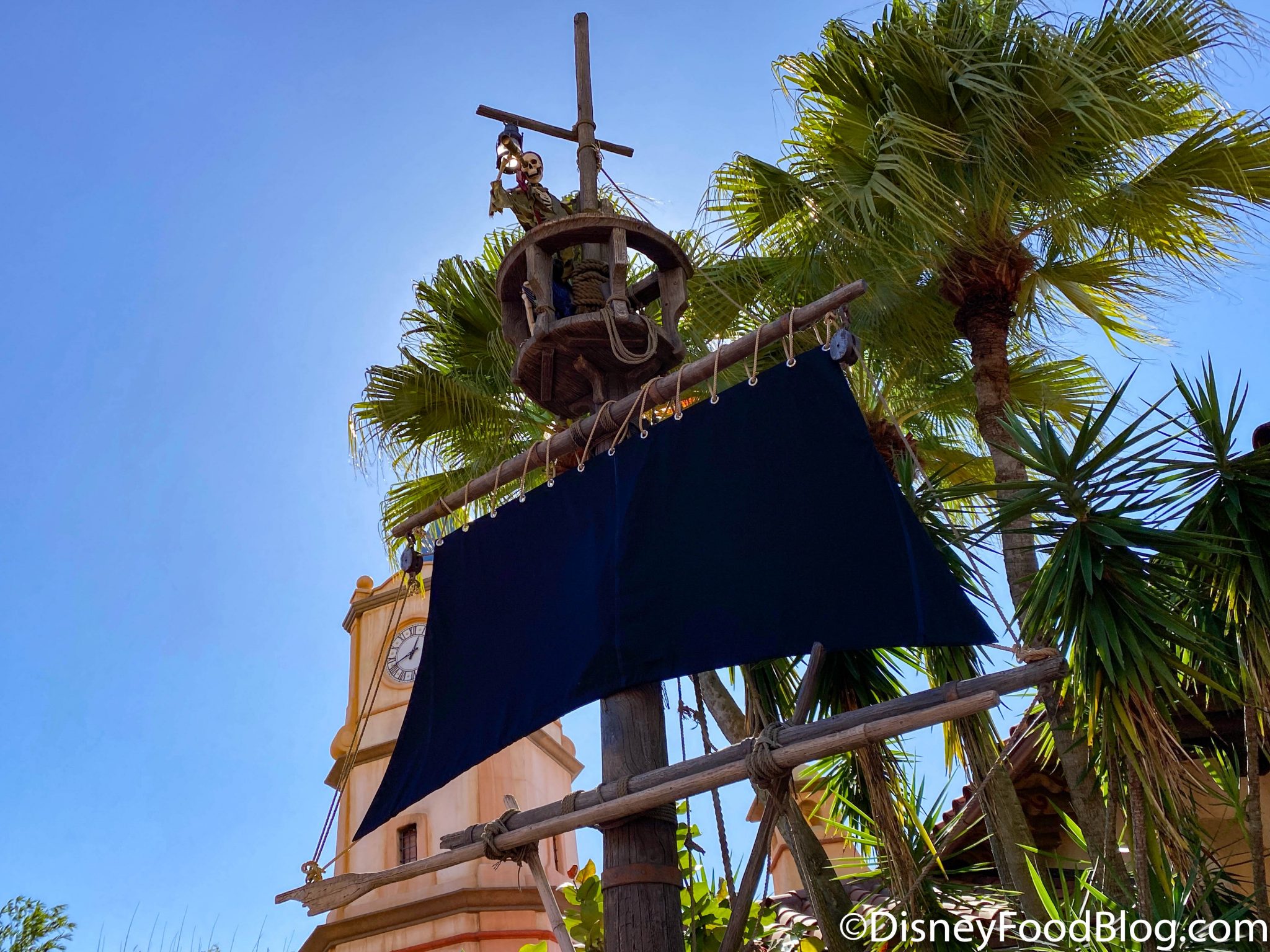 PHOTO: The New Pirates of the Caribbean Flag Is Up in Disney World