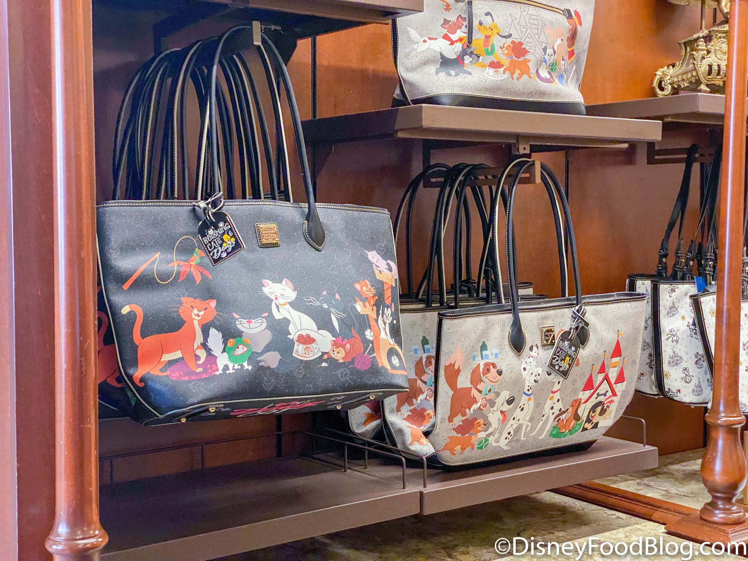 PHOTOS The NEW Dooney  Bourke Dog and Cat Bags Are NOW Available in  Disney World and Online  the disney food blog