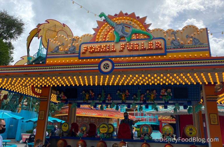 PHOTOS: The Fossil Fueler Game Booth Just Reopened at Disney's Animal ...