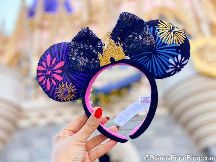 Disney Ear Headband - Minnie Main Attraction - Nighttime Castle and  Fireworks Finale