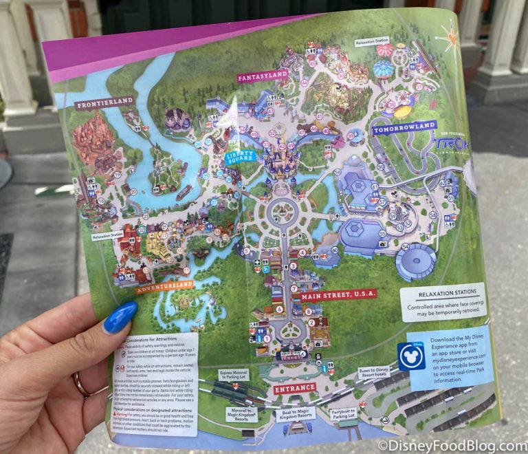 disney magic kingdom park map