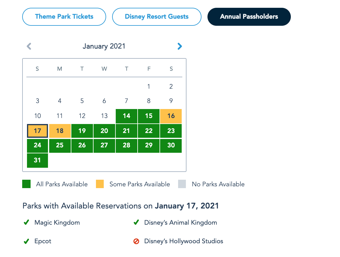 Disney World Park Hours and Park Pass Availability For the Week of ...