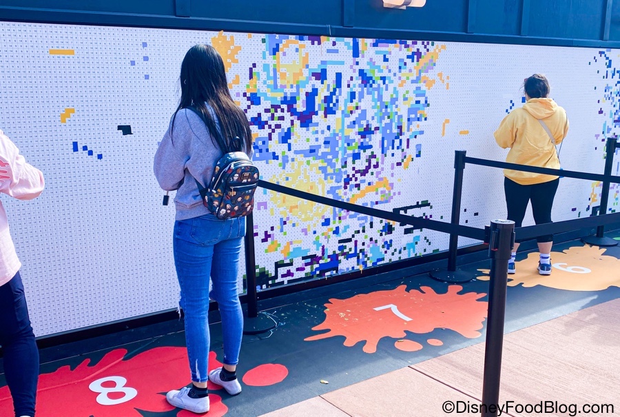 PHOTOS Show Off Your Skills at the PaintbyNumber Mural at EPCOT's