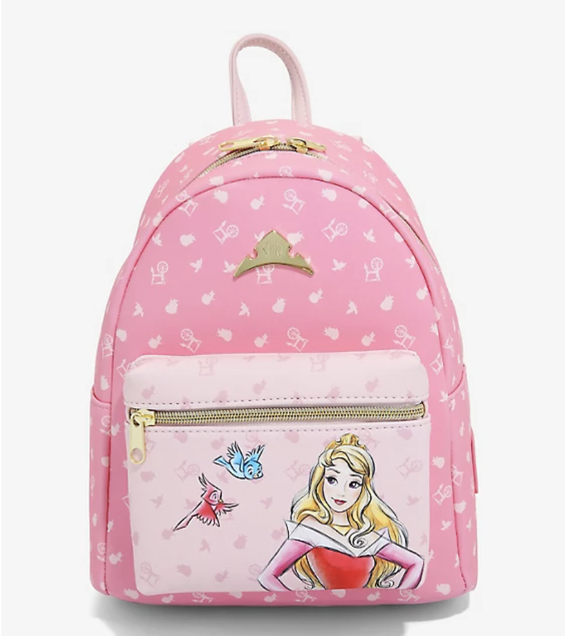 Loungefly, Bags, Loungefly Sleeping Beauty Princess Aurora Floral Mini Backpack  Bag New