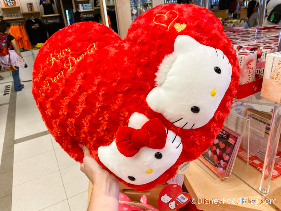 hello kitty valentine plush