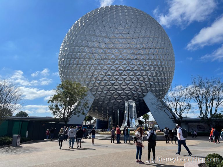 PHOTOS: The Area Around Spaceship Earth in EPCOT is FINALLY ...