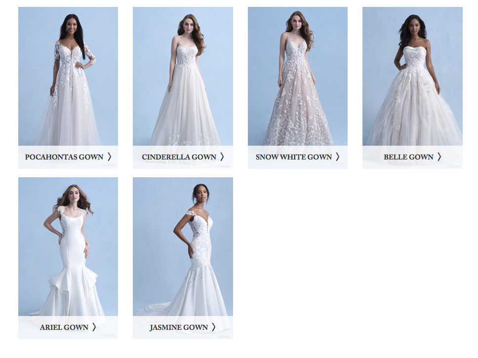 PHOTOS: ALL 21 NEW Disney Princess-Inspired Wedding Dresses | the ...