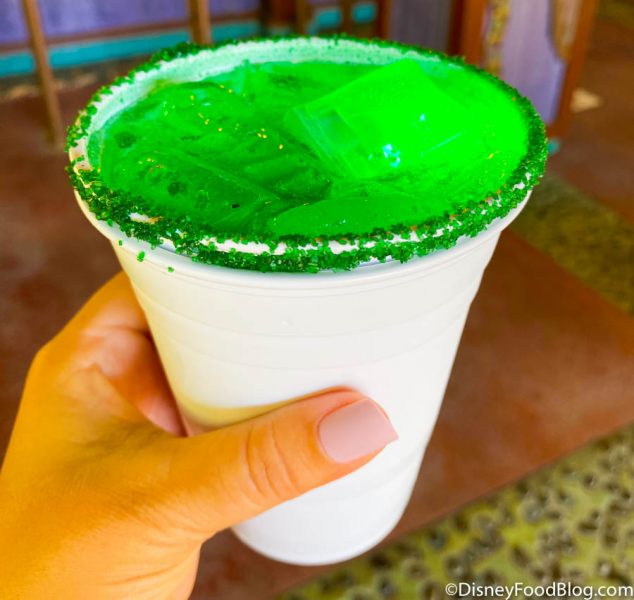 The One Gummy Worm Looks Real Lonely On Disney World S Newest Drink The Disney Food Blog