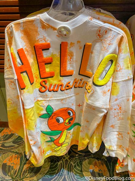 FIRST LOOK: Orange Bird Spirit Jersey for 2023 EPCOT Flower and