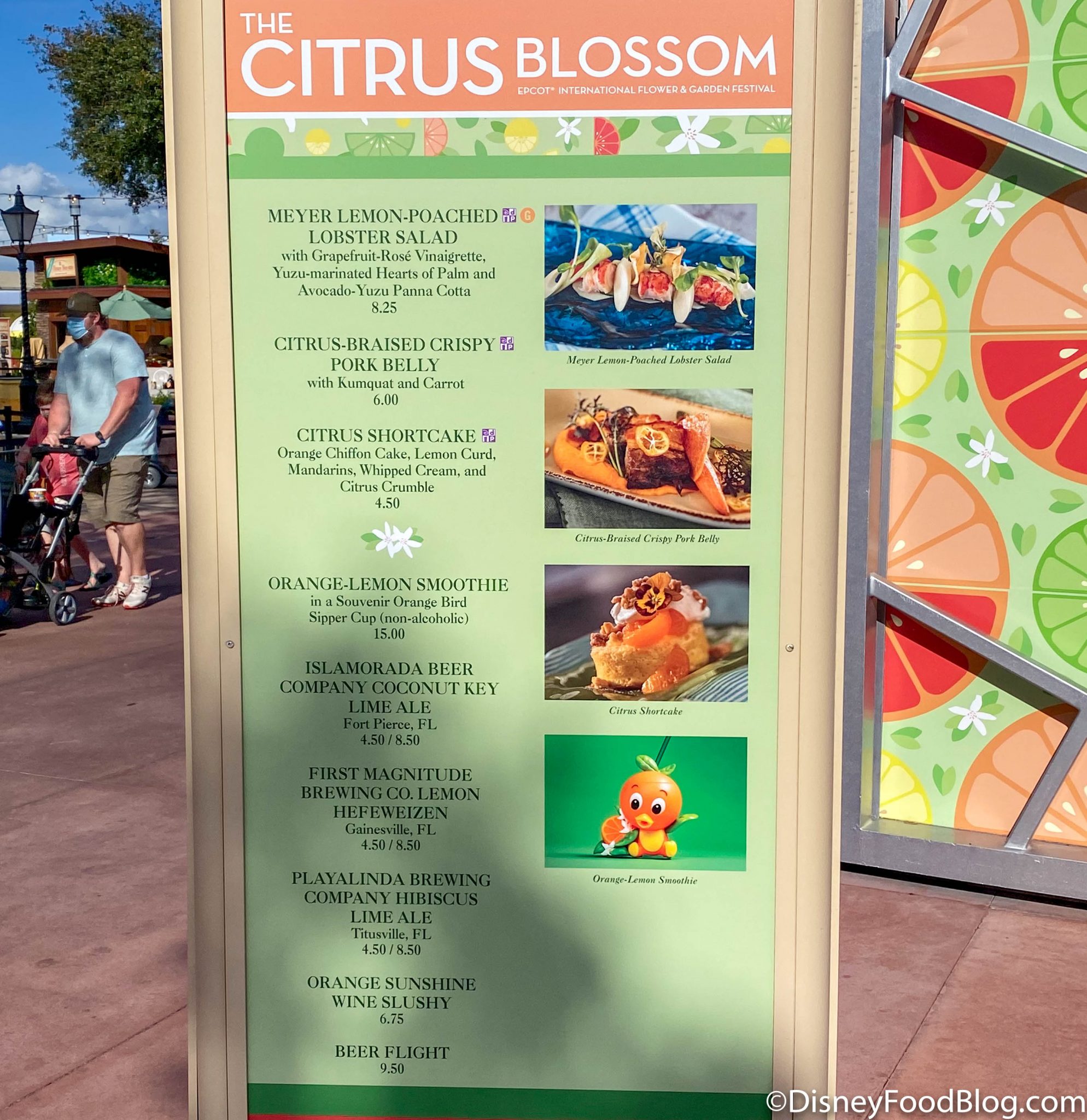 PHOTOS Flower and Garden Festival Menus with PRICES are Up in EPCOT