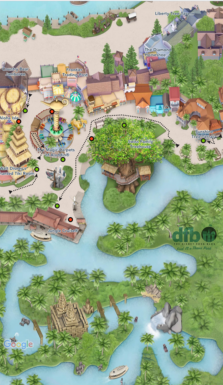 The Magic Kingdom Map That Disney WON'T Print | the disney food blog