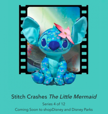 stitch crashes disney little mermaid ebay