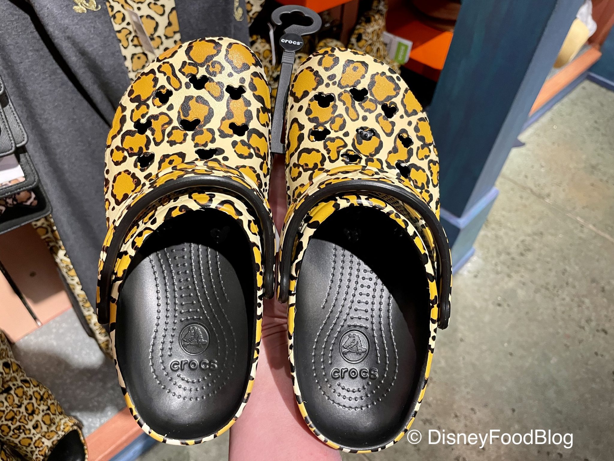 cheetah fur lined crocs