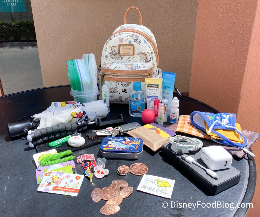 What's in my Disney Loungefly Backpack?