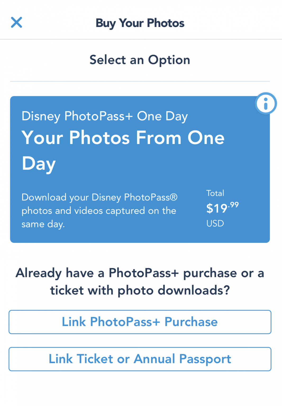 NEW PhotoPass 1Day Package Available in Disneyland the disney food blog