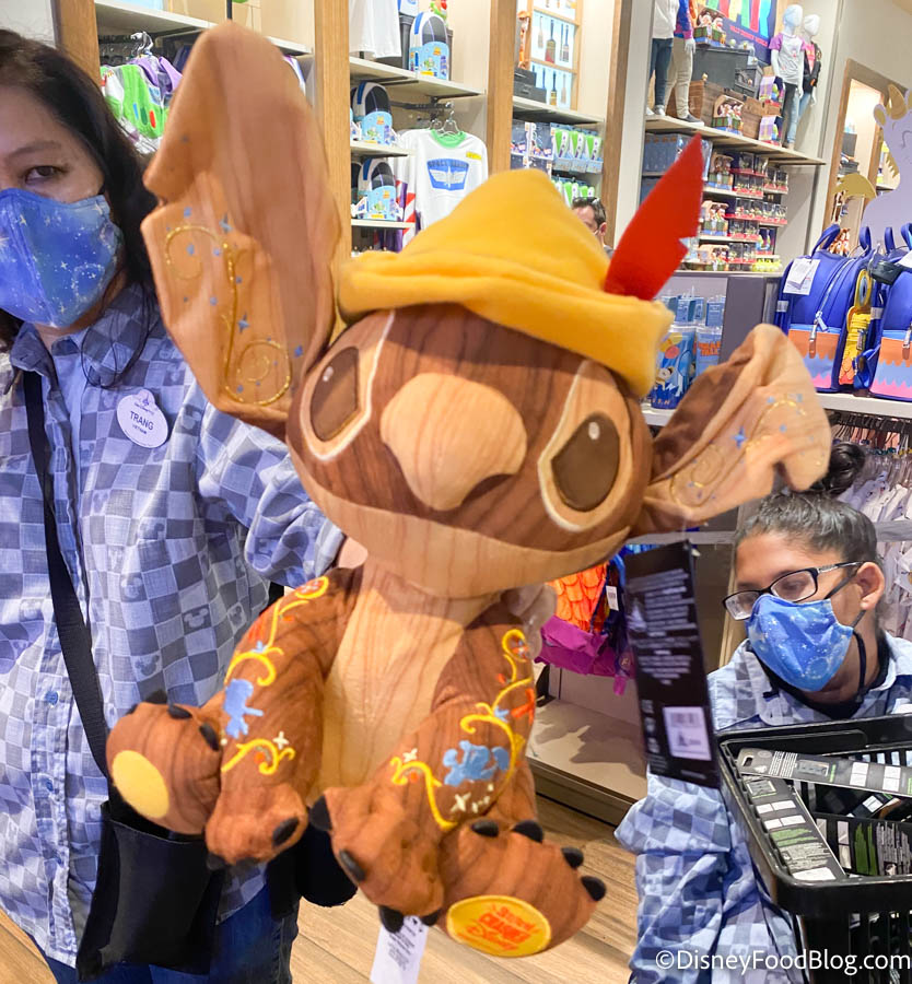 stitch crashes disney plush in store