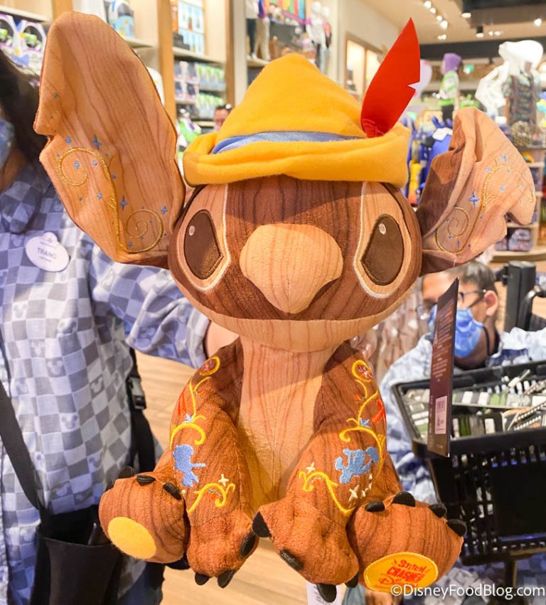 stitch crashes disney plush in store