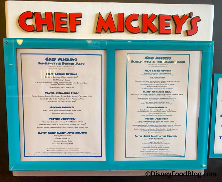 FIRST LOOK! Chef Mickey’s At Disney World Is Now Open For Dinner